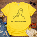 Girl who loves cats T-Shirt