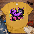 Cat Mom Energy T-Shirt