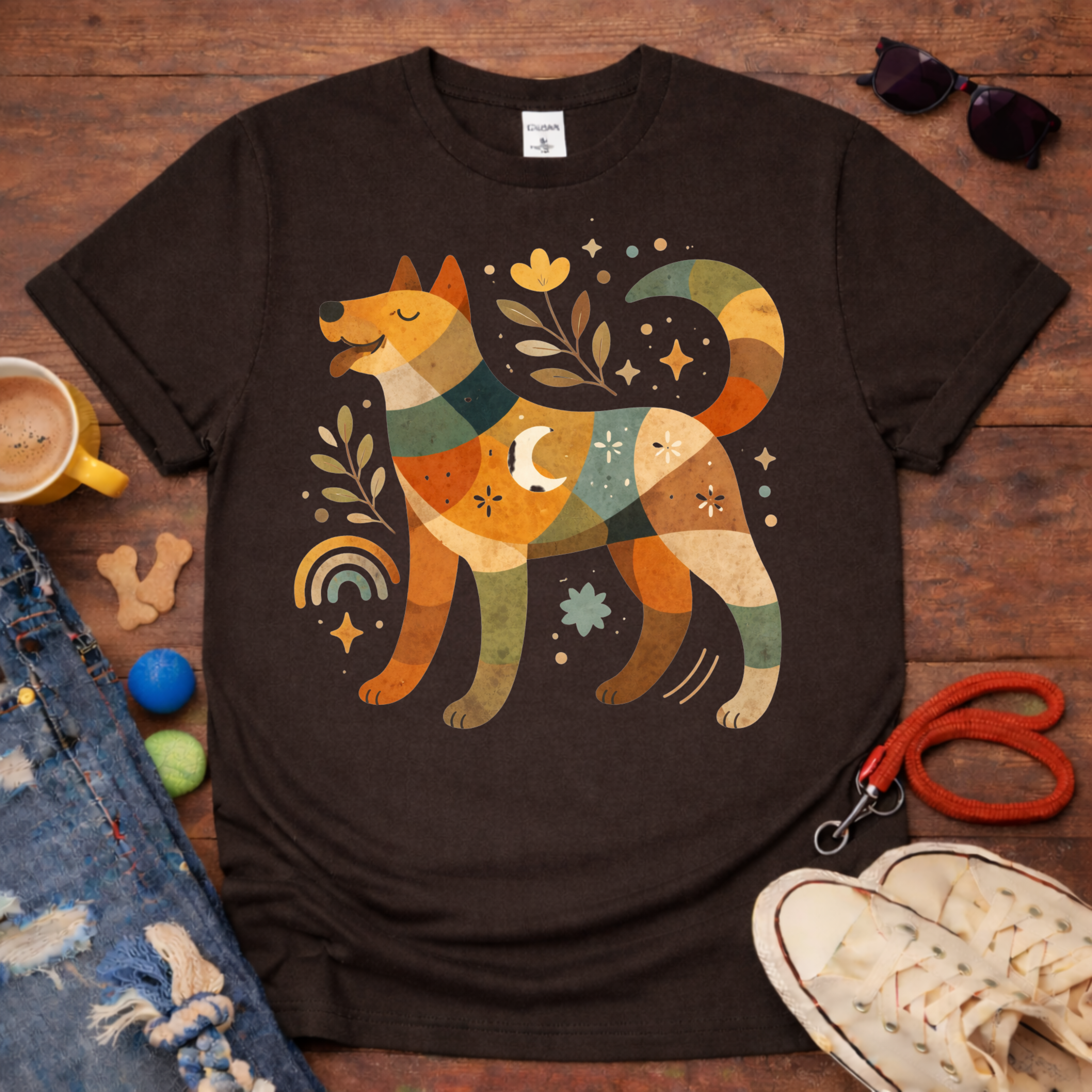 Folk Dog T-Shirt