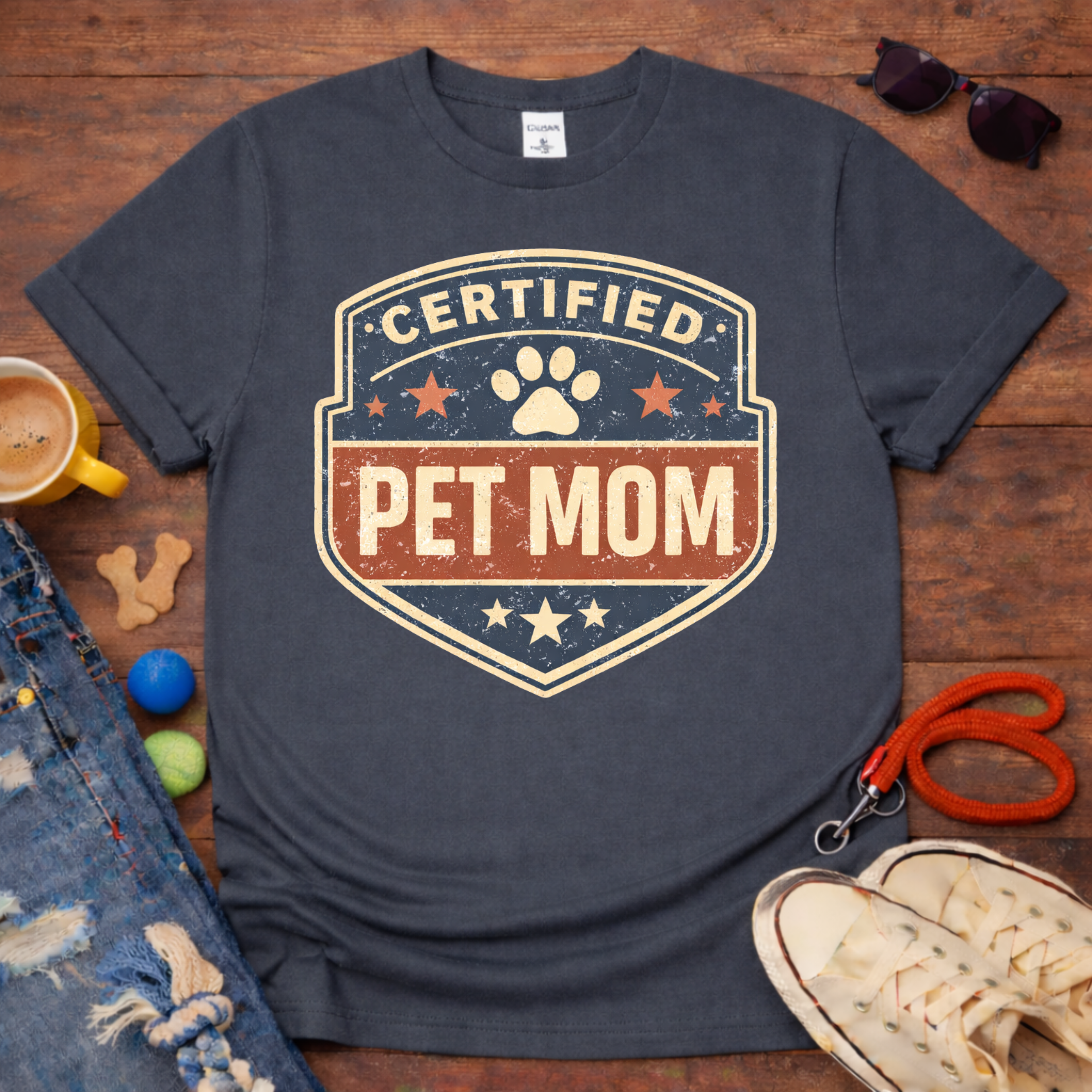 Certified Pet Mom T-Shirt