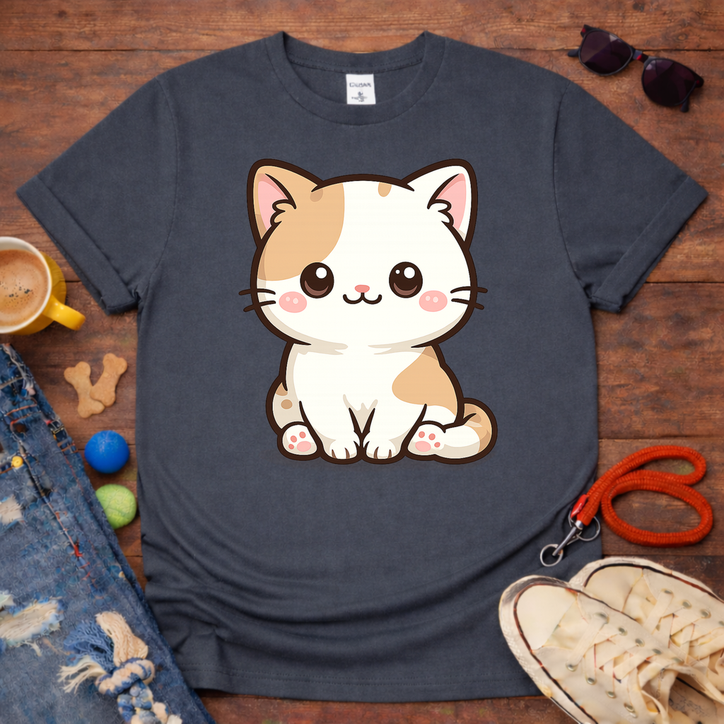 Kawaii cat T-shirt