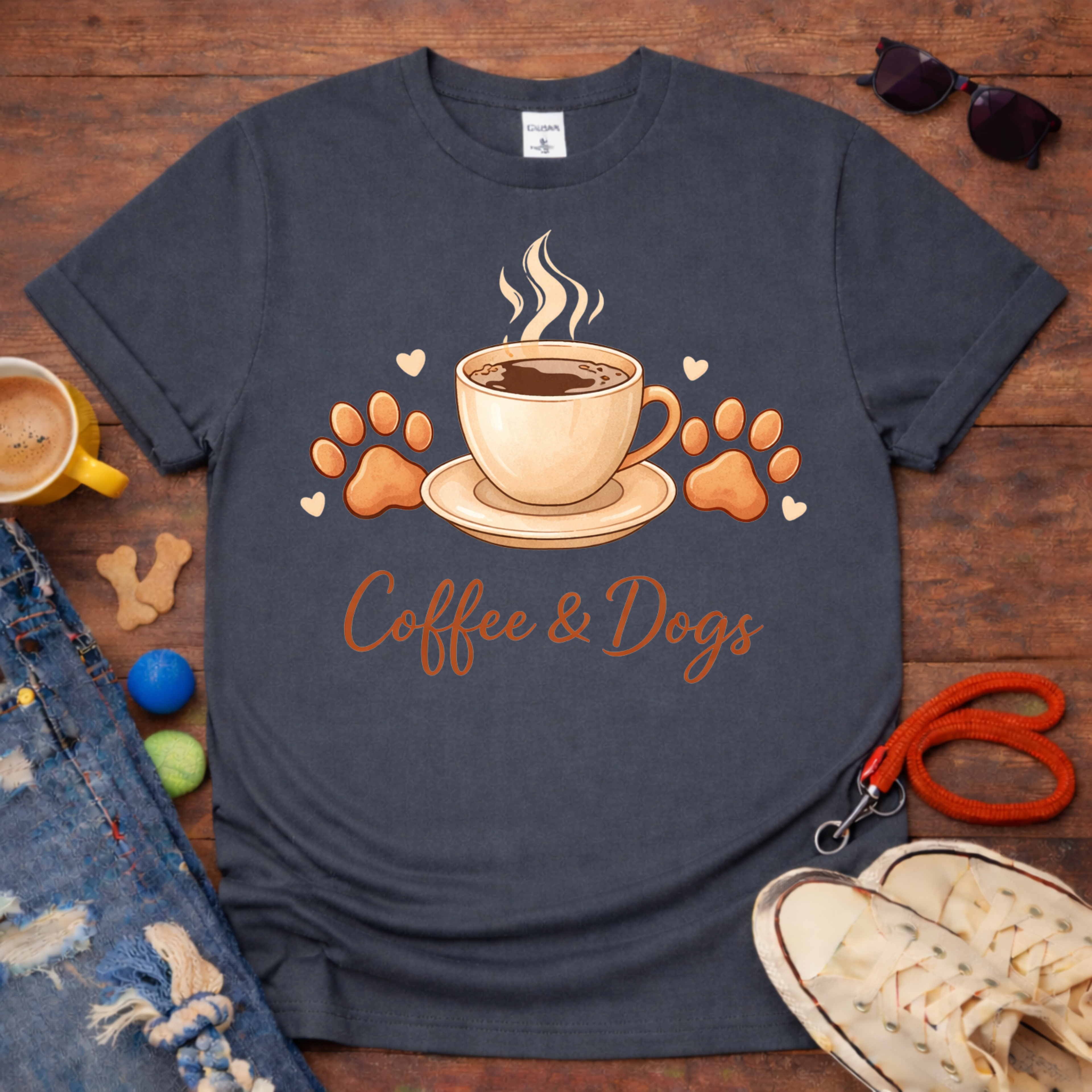 Coffee and Dog's T-Shirt