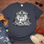 Dog in front of the door T-Shirt