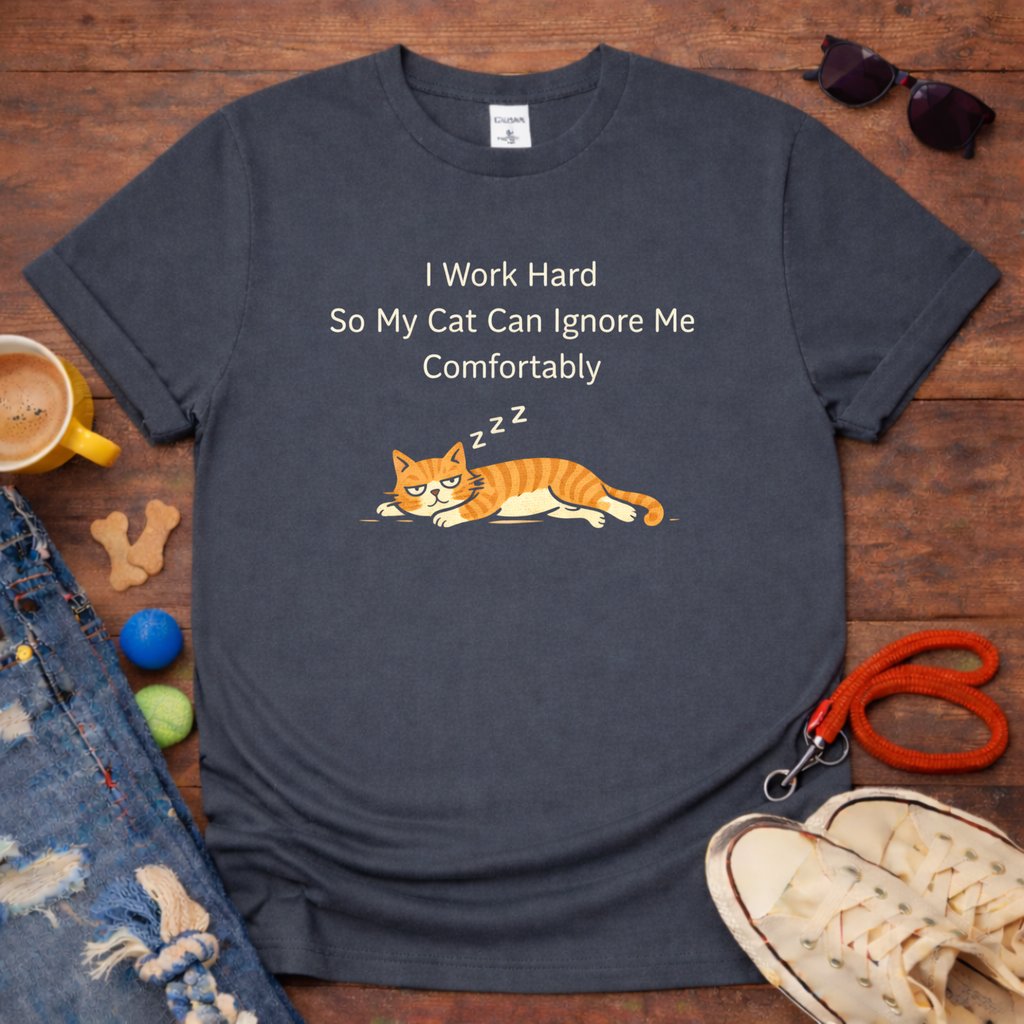 Cat Ignores Me   T-Shirt