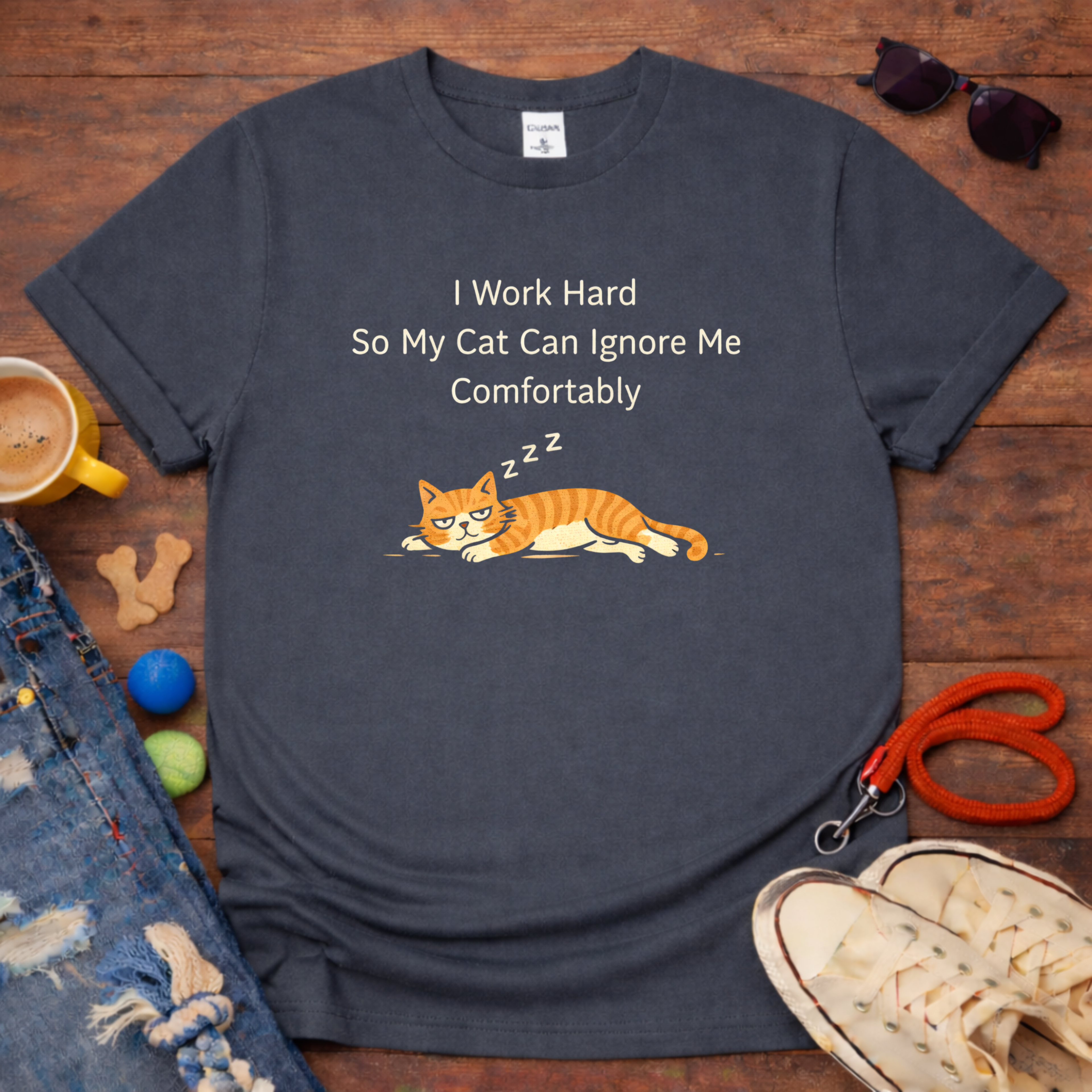 Cat Ignores Me   T-Shirt
