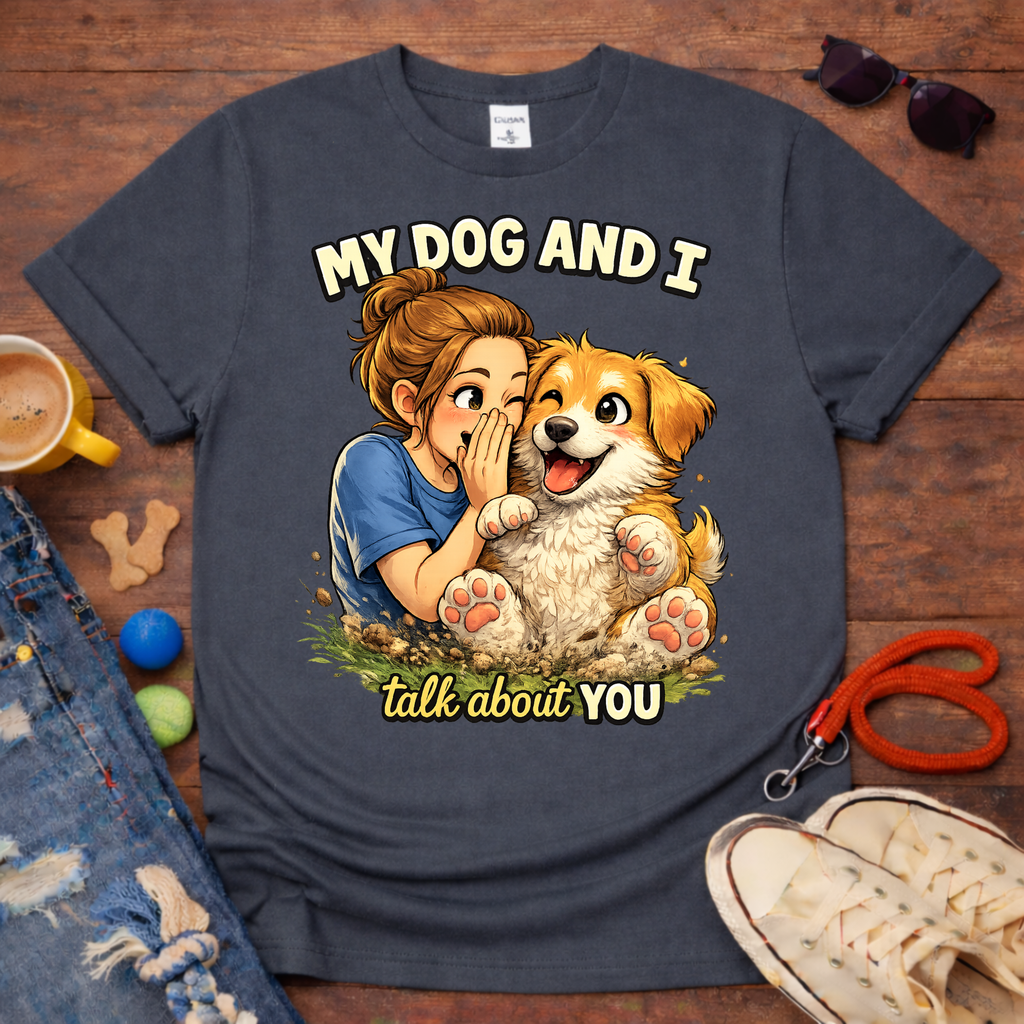 My dog and I talk about you T-Shirt