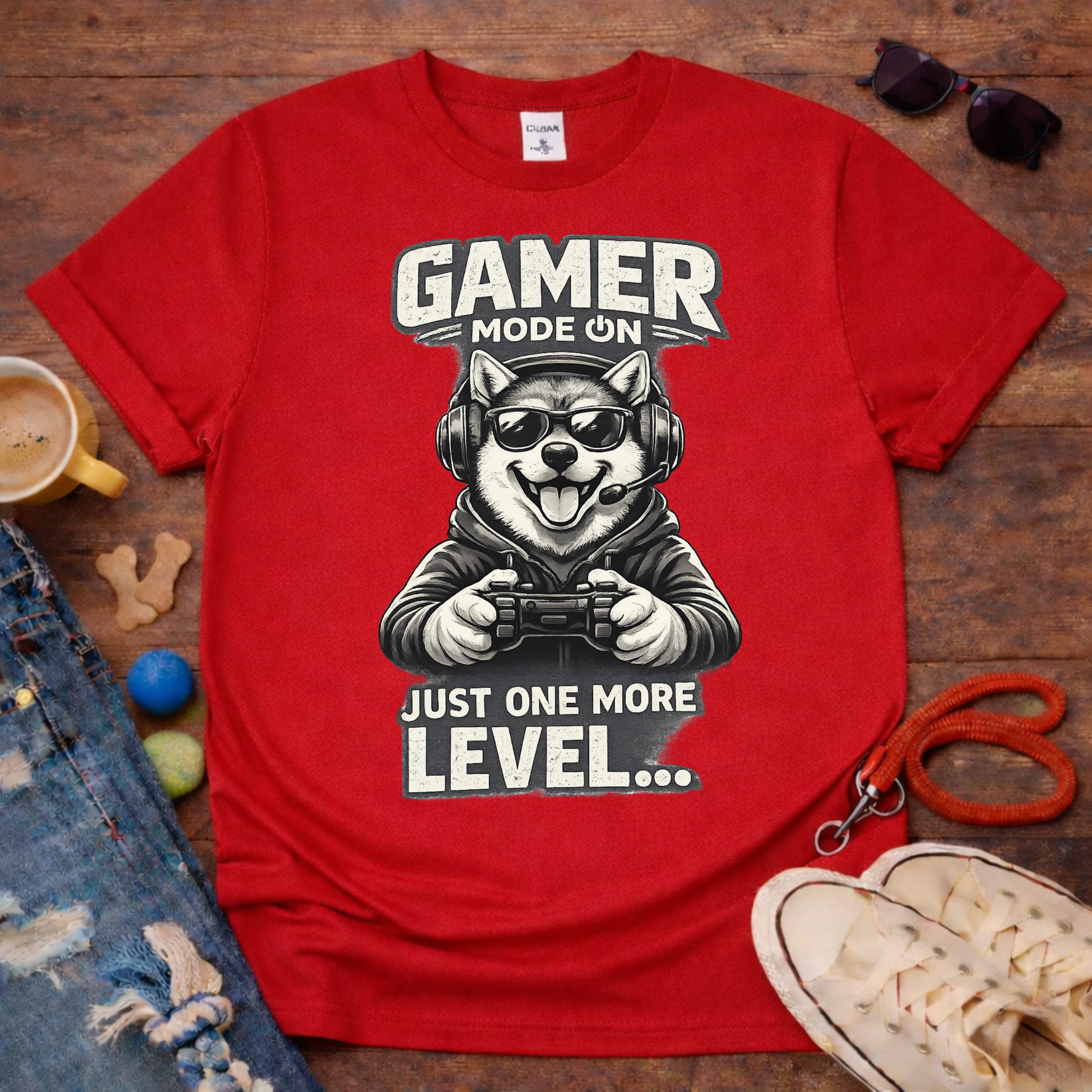 Gamer dog T-Shirt