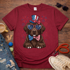 Choco Lab with Hat T-Shirt