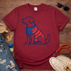 Dog and Flag T-Shirt