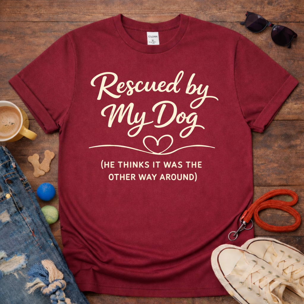 Rescued By My Dog T-Shirt