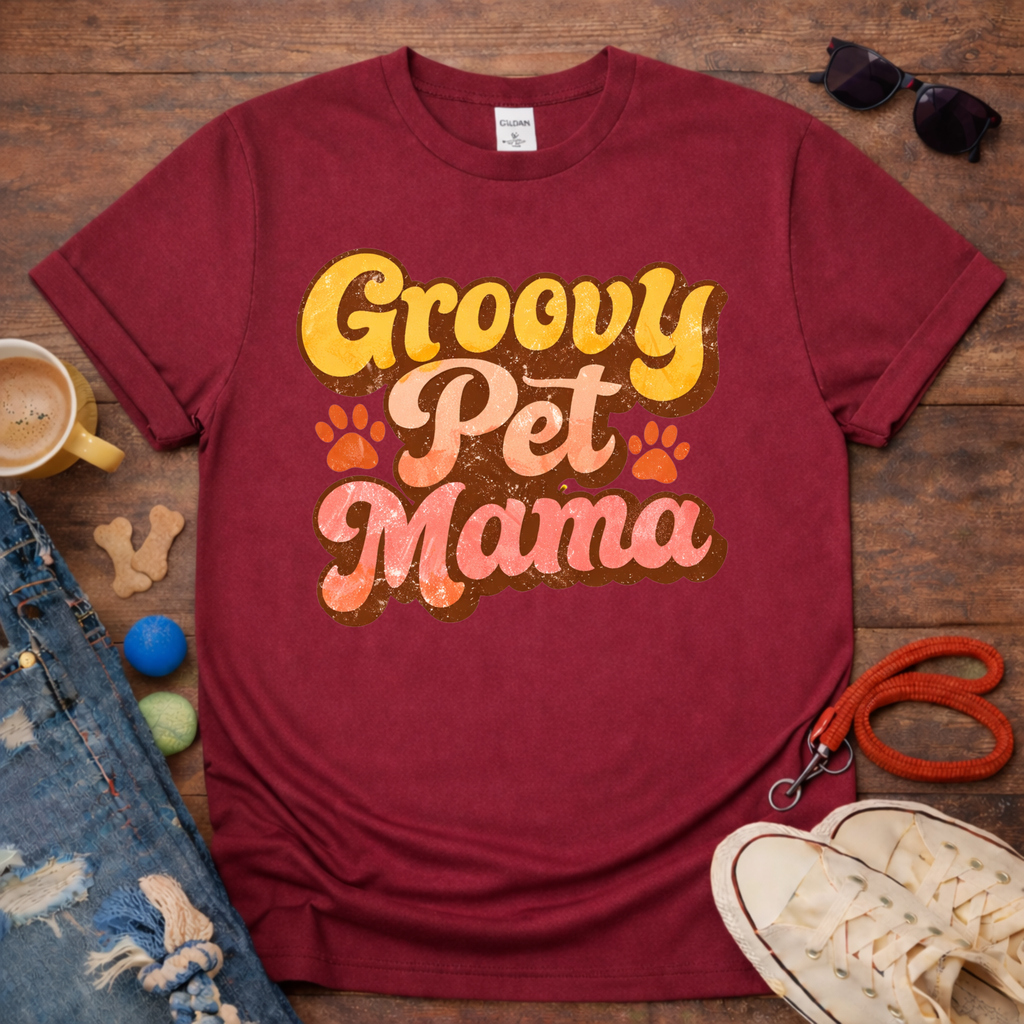 Groovy Pet Mama T-Shirt