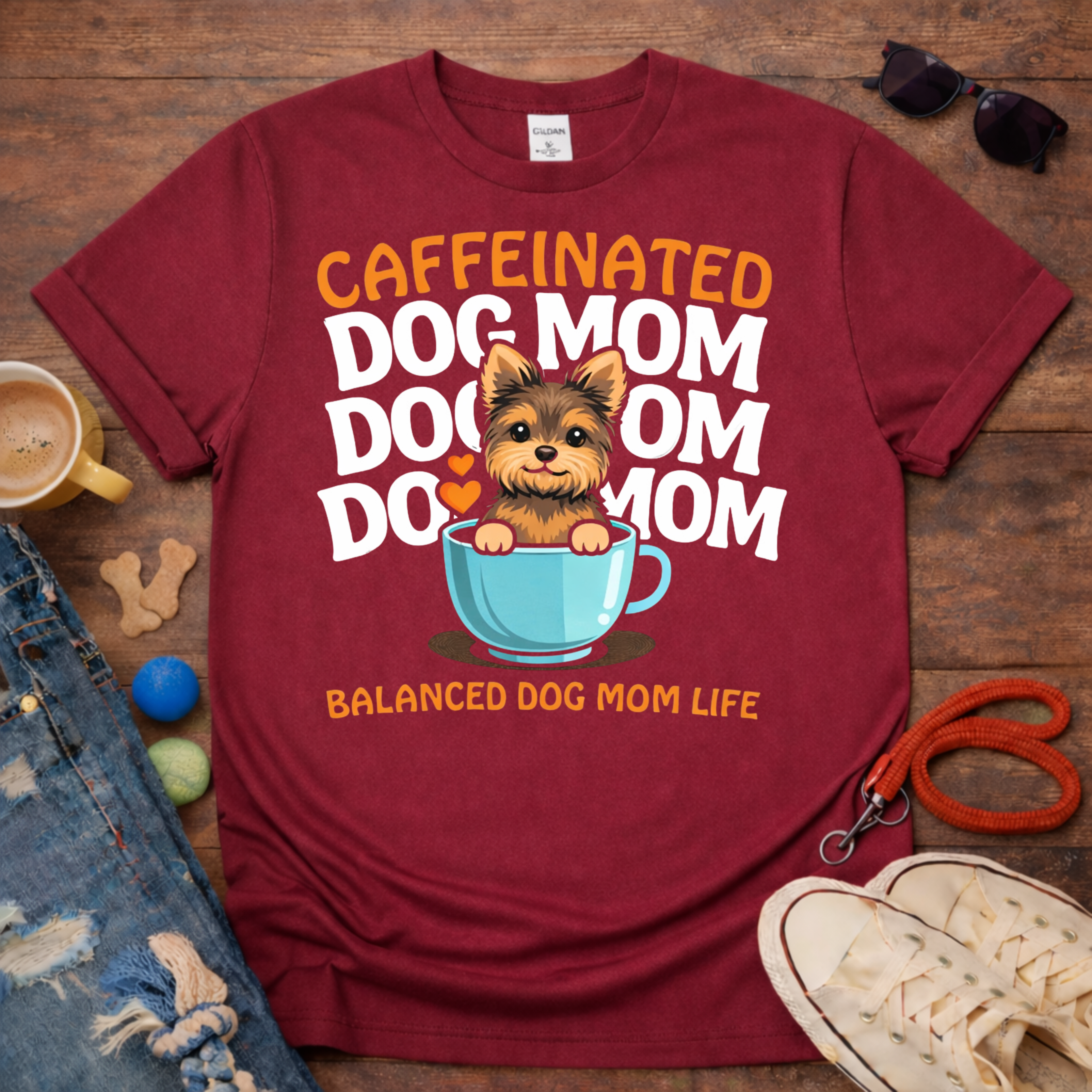 ☕🐶Coffee and Dog T-Shirt🐶☕