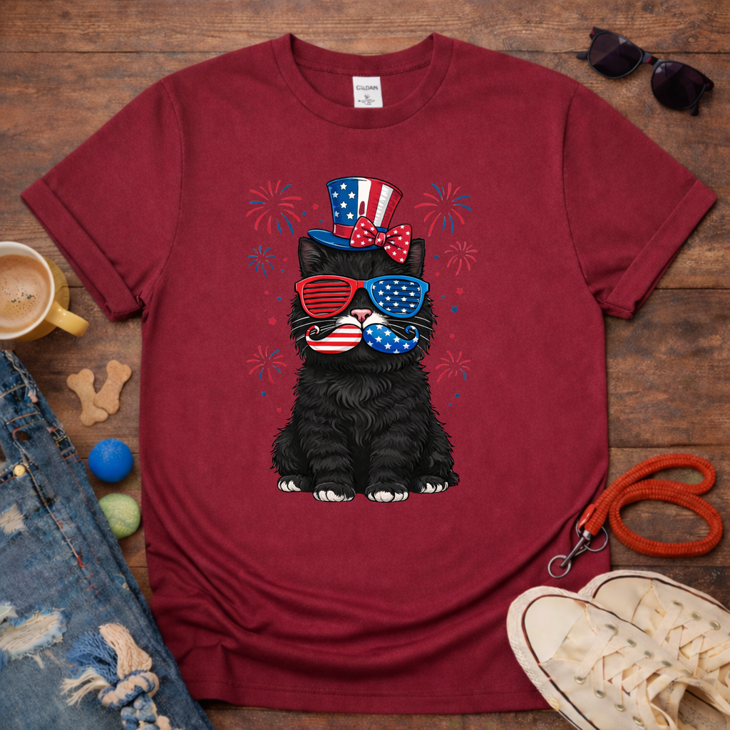 Mustache Cat T-Shirt