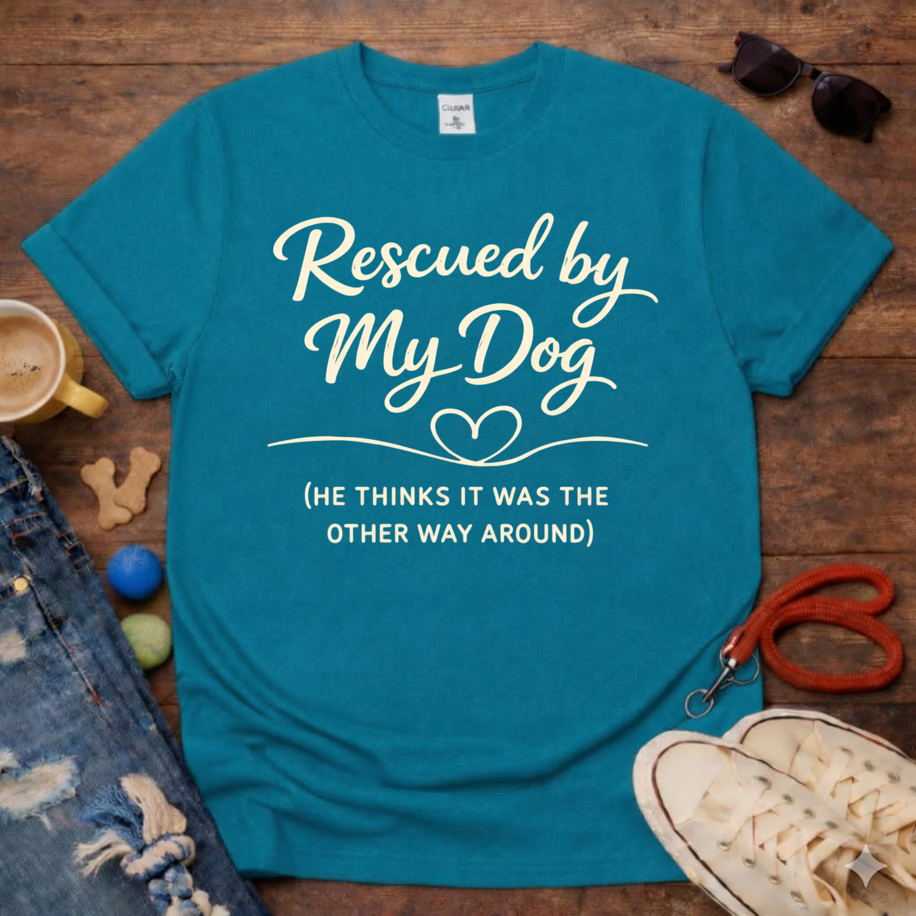 Rescued By My Dog T-Shirt