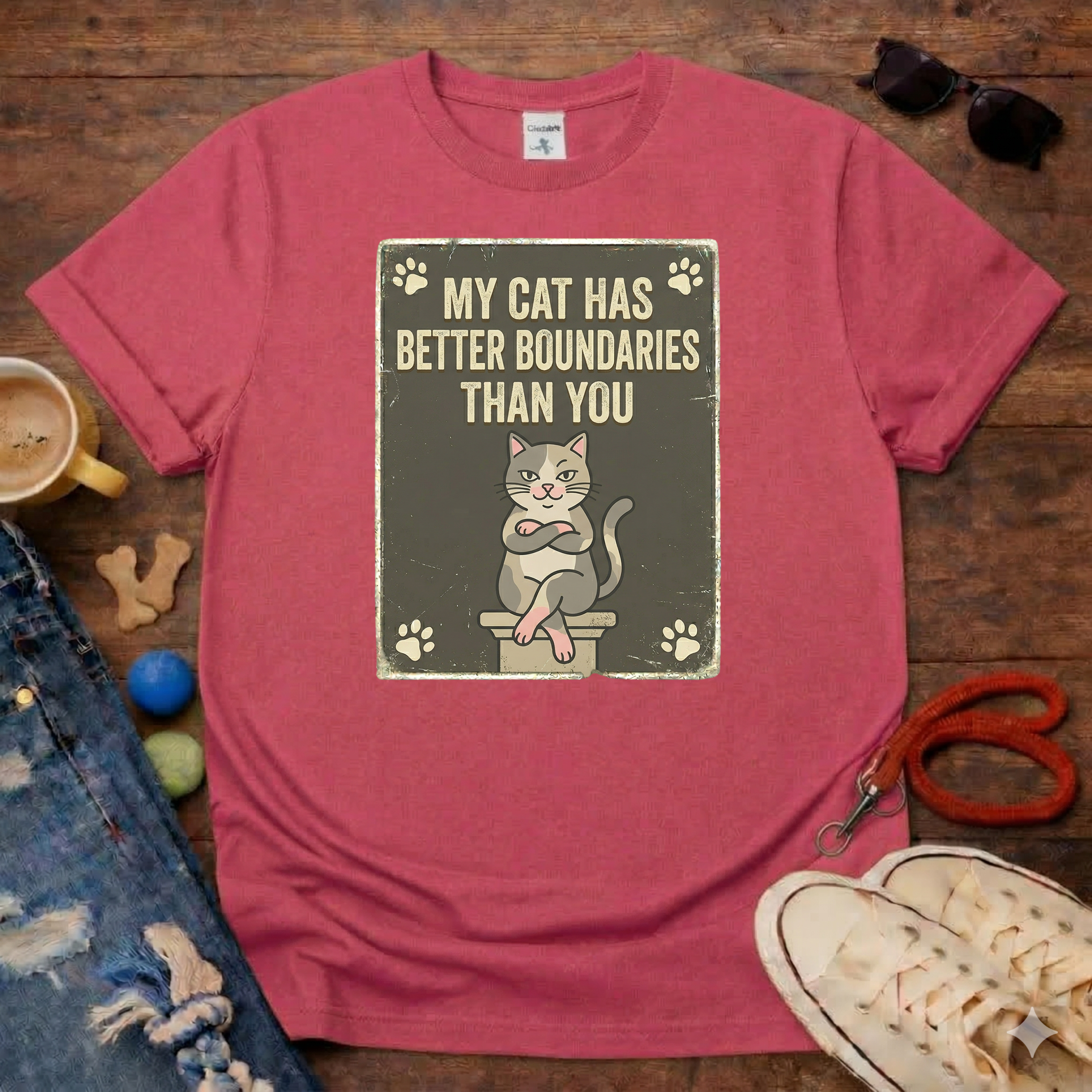 My Cat Has Boundaries T-Shirt