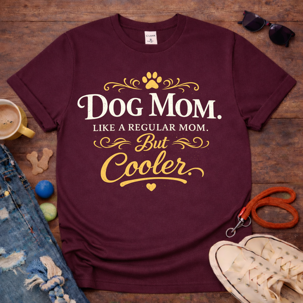 Cool Dog Mom T-Shirt