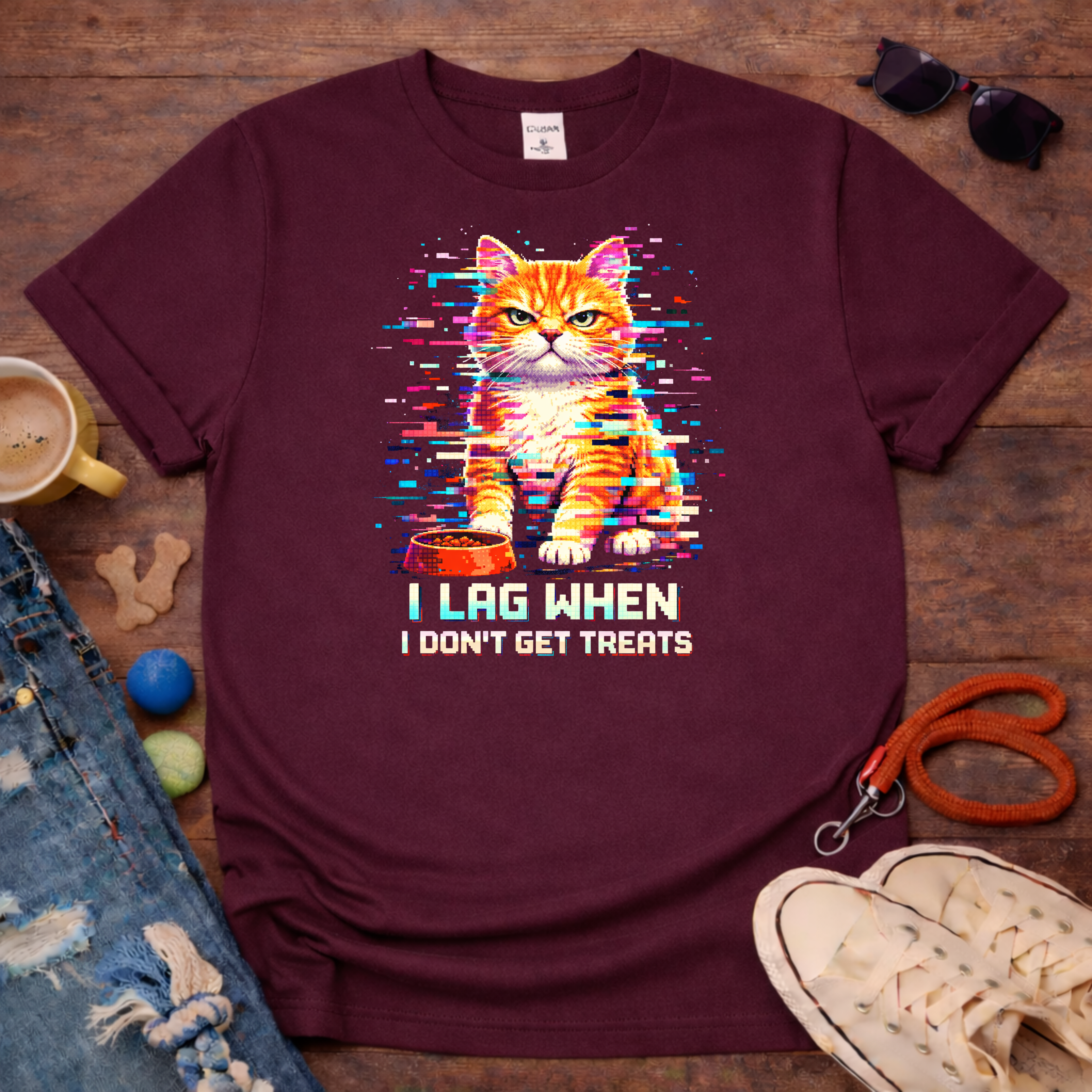 Lagging Cat T-Shirt