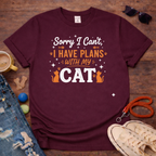 Plans With My Cat T-Shirt