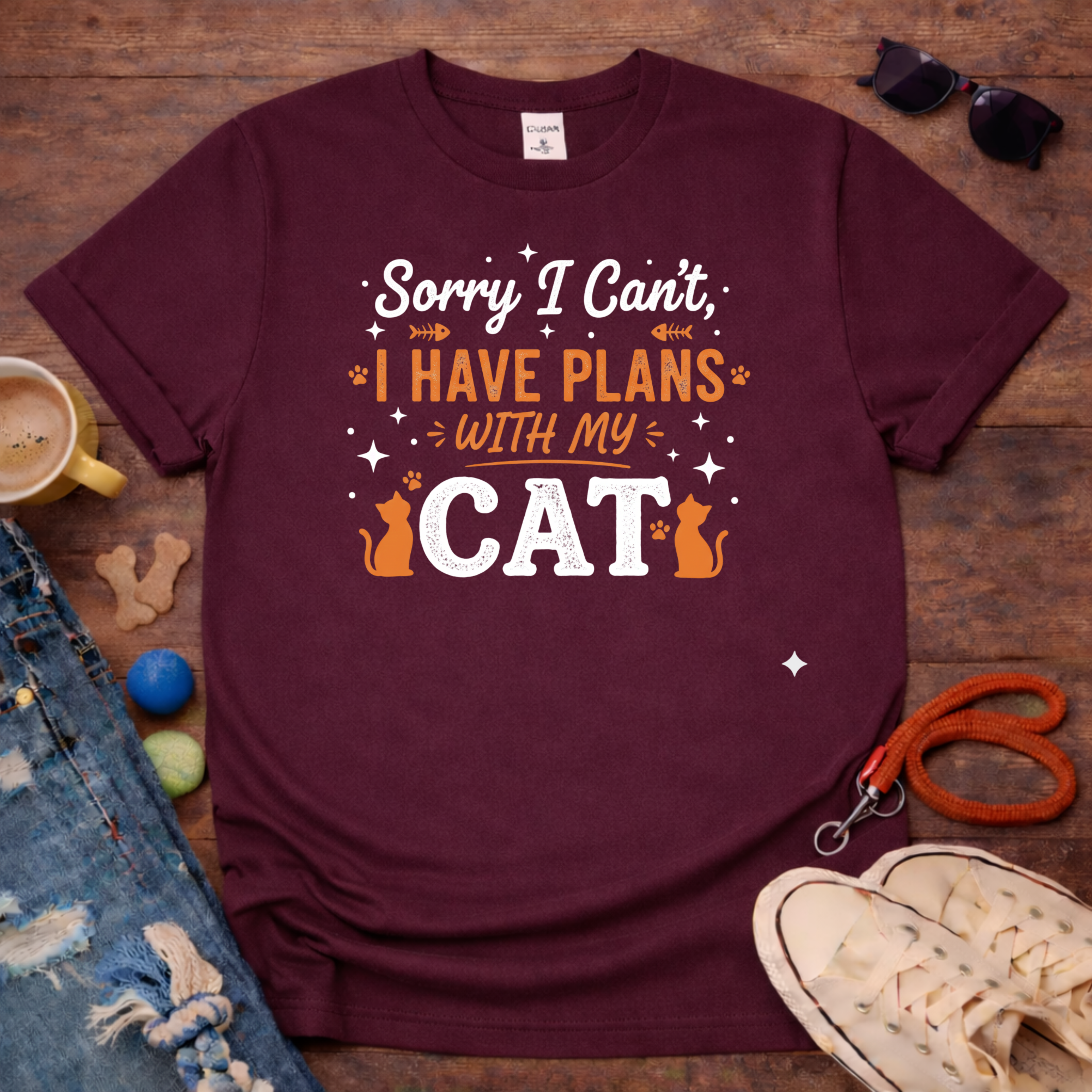 Plans With My Cat T-Shirt
