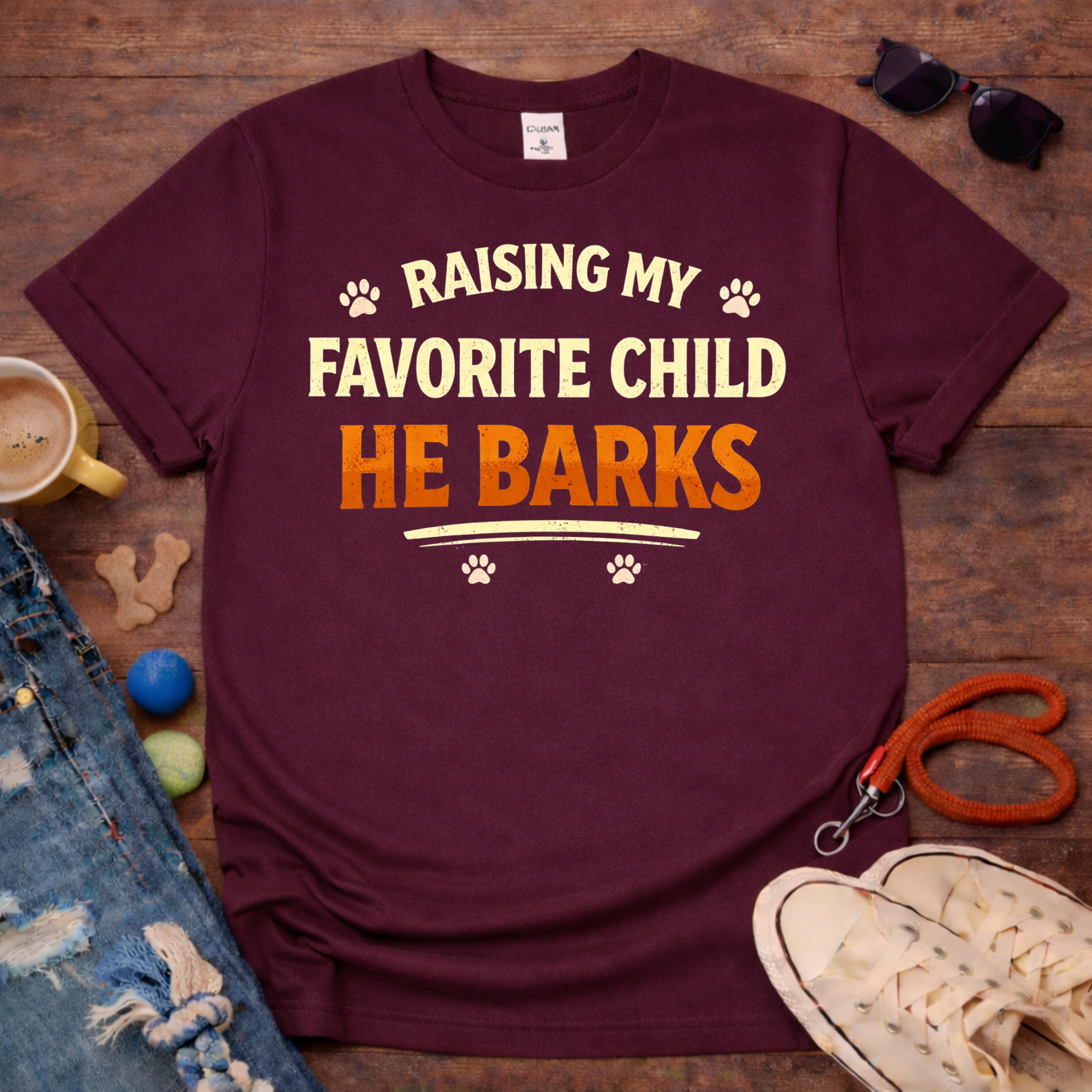 He Barks T-Shirt