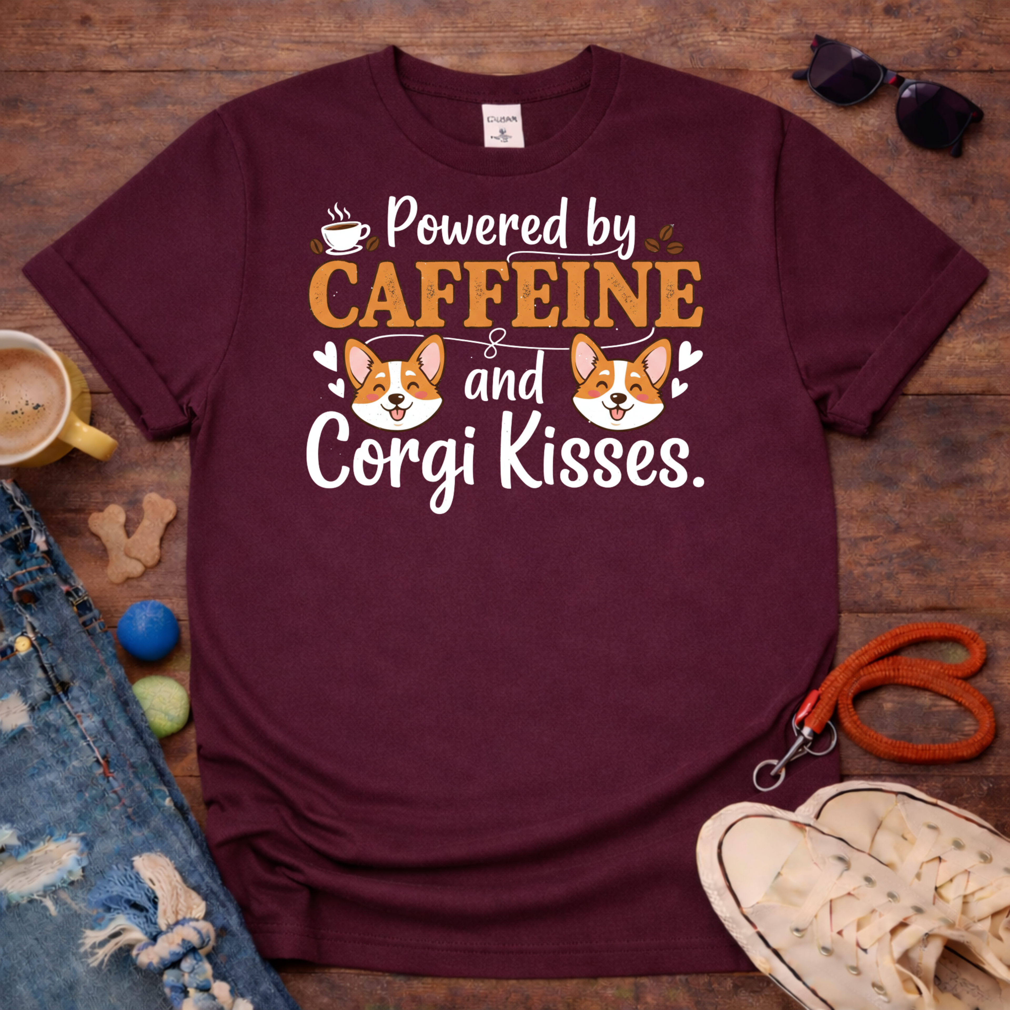 Corgi Kisses T-Shirt