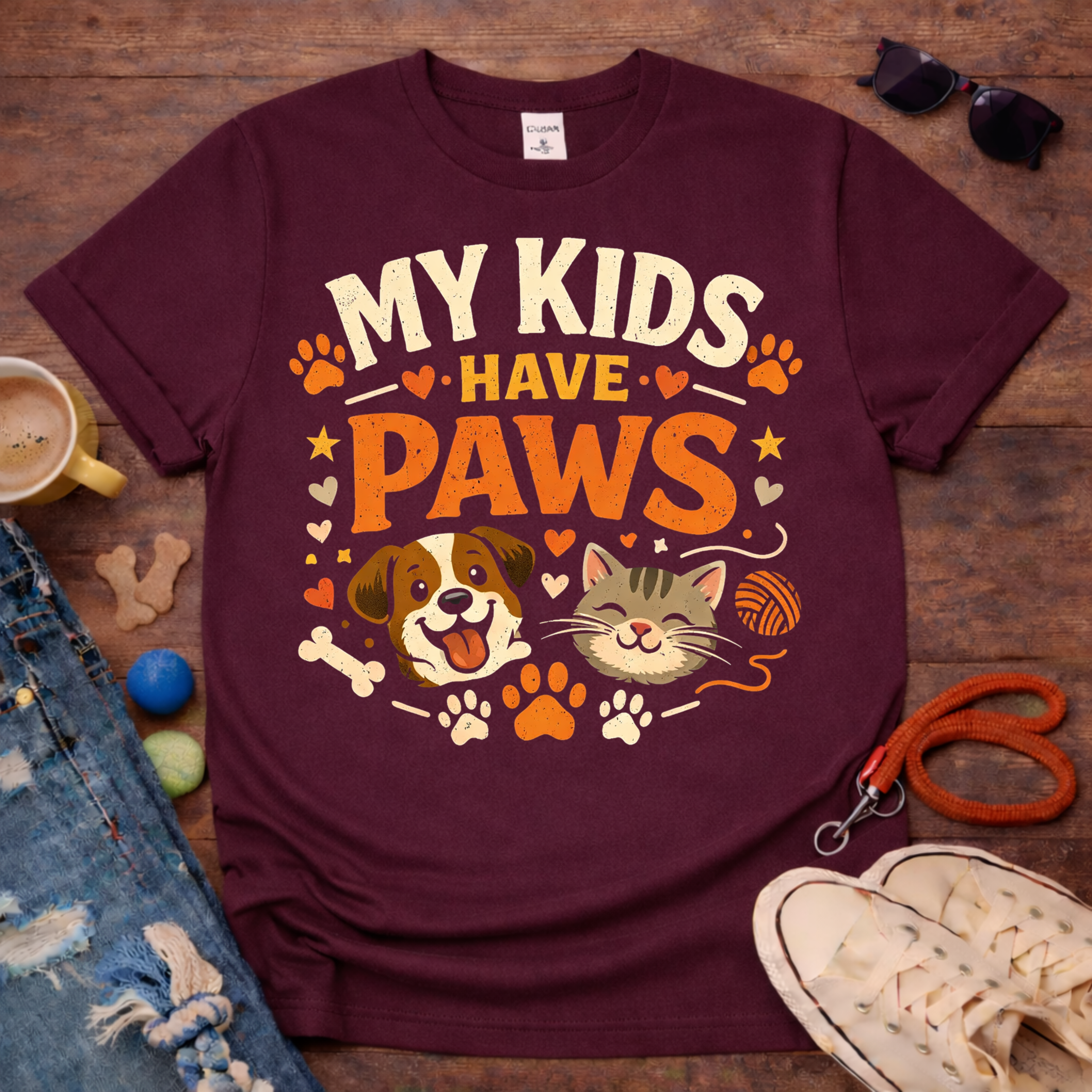 My Kids Have Paws T-Shirt
