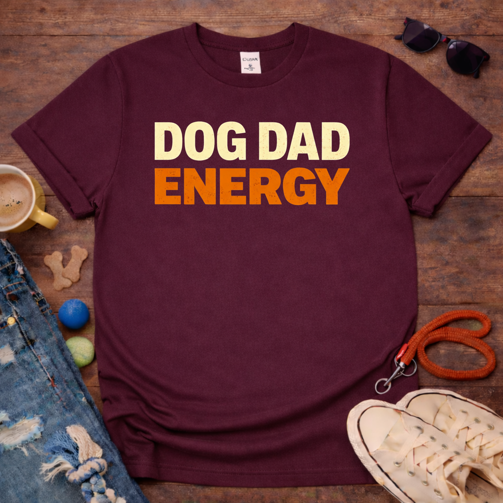 Dog Dad Energy T-Shirt