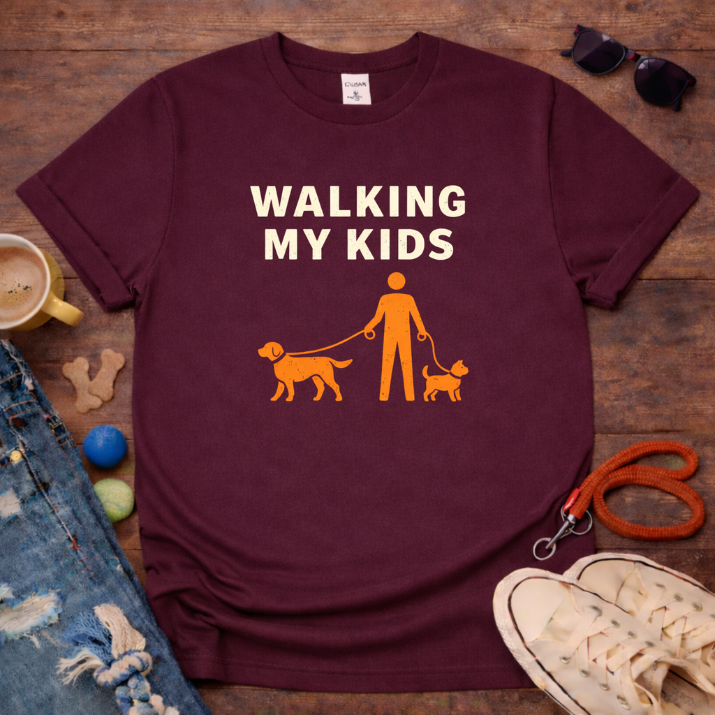 Walking with My Kids T-Shirt