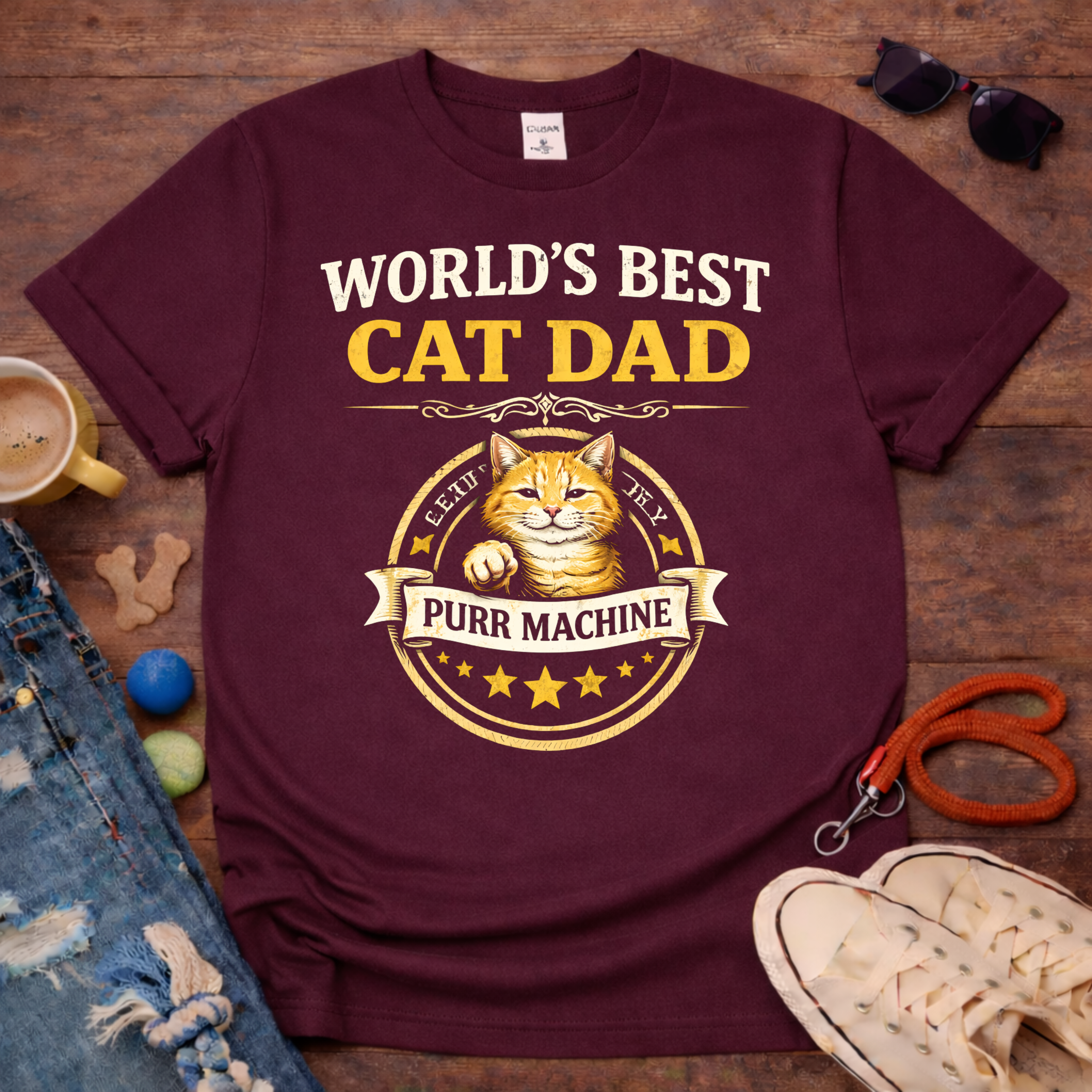 Best Cat Dad T-Shirt