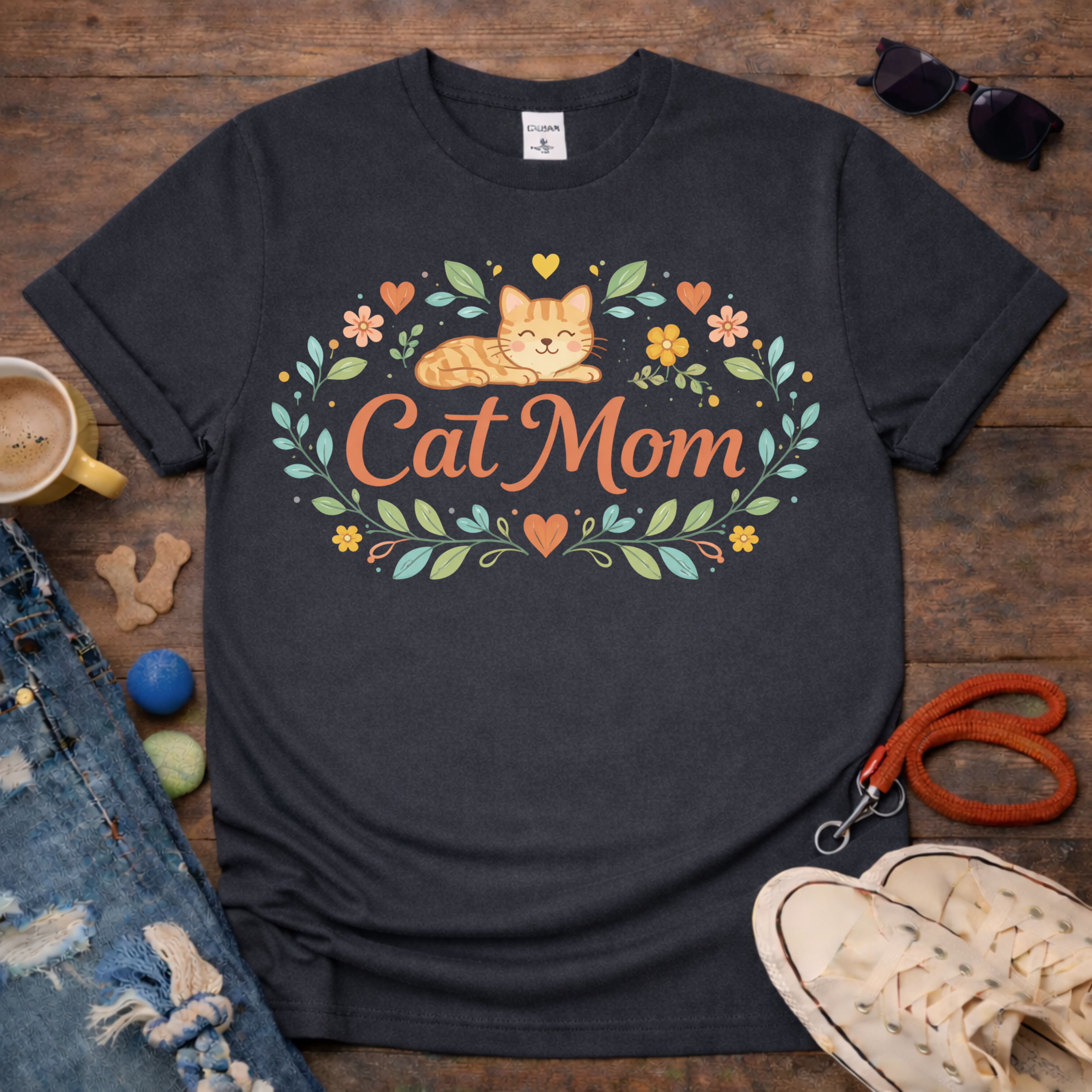 Cat Mom T-Shirt