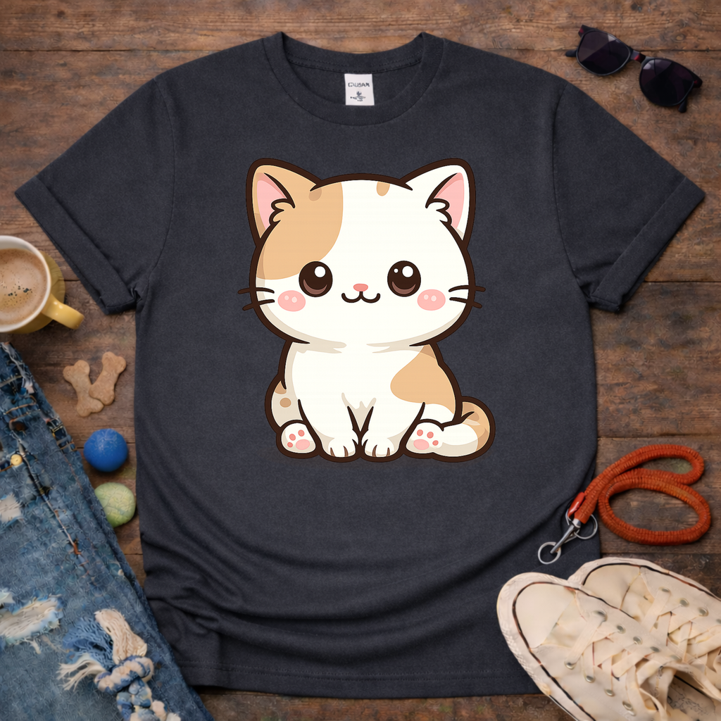 Kawaii cat T-shirt