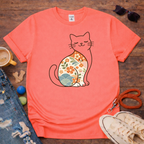 Floral cat T-Shirt