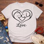 Cat dog love T-Shirt