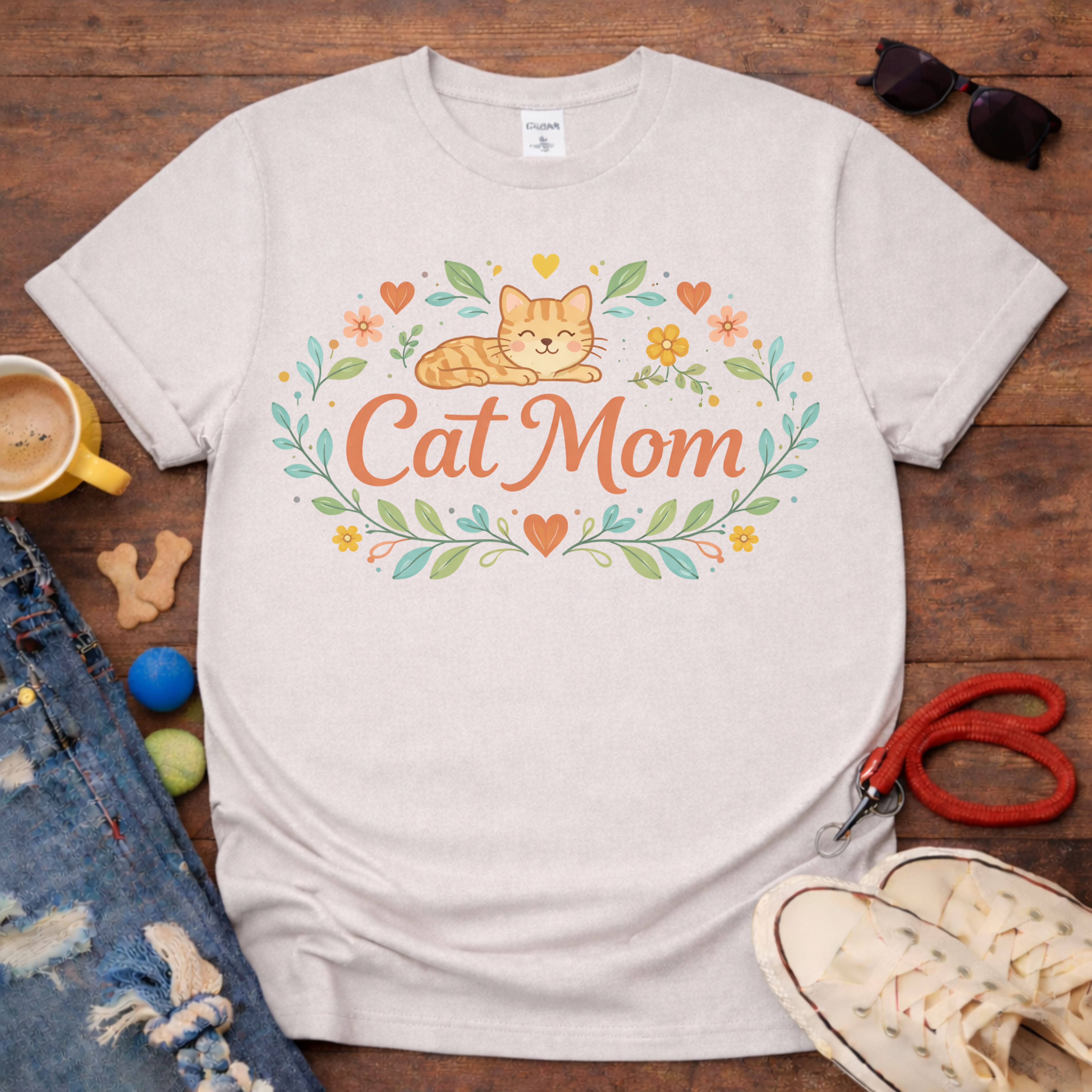 Cat Mom T-Shirt