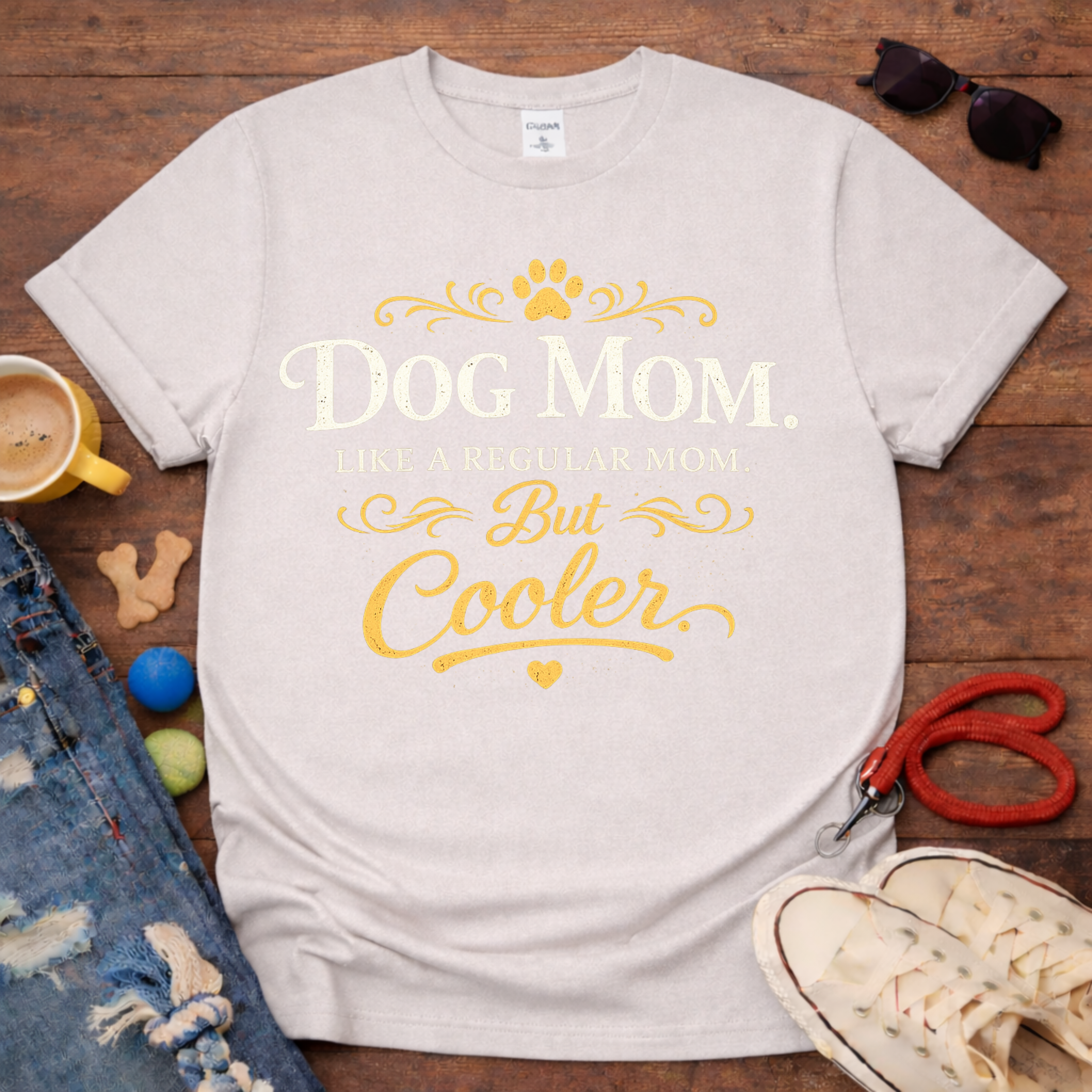 Cool Dog Mom T-Shirt