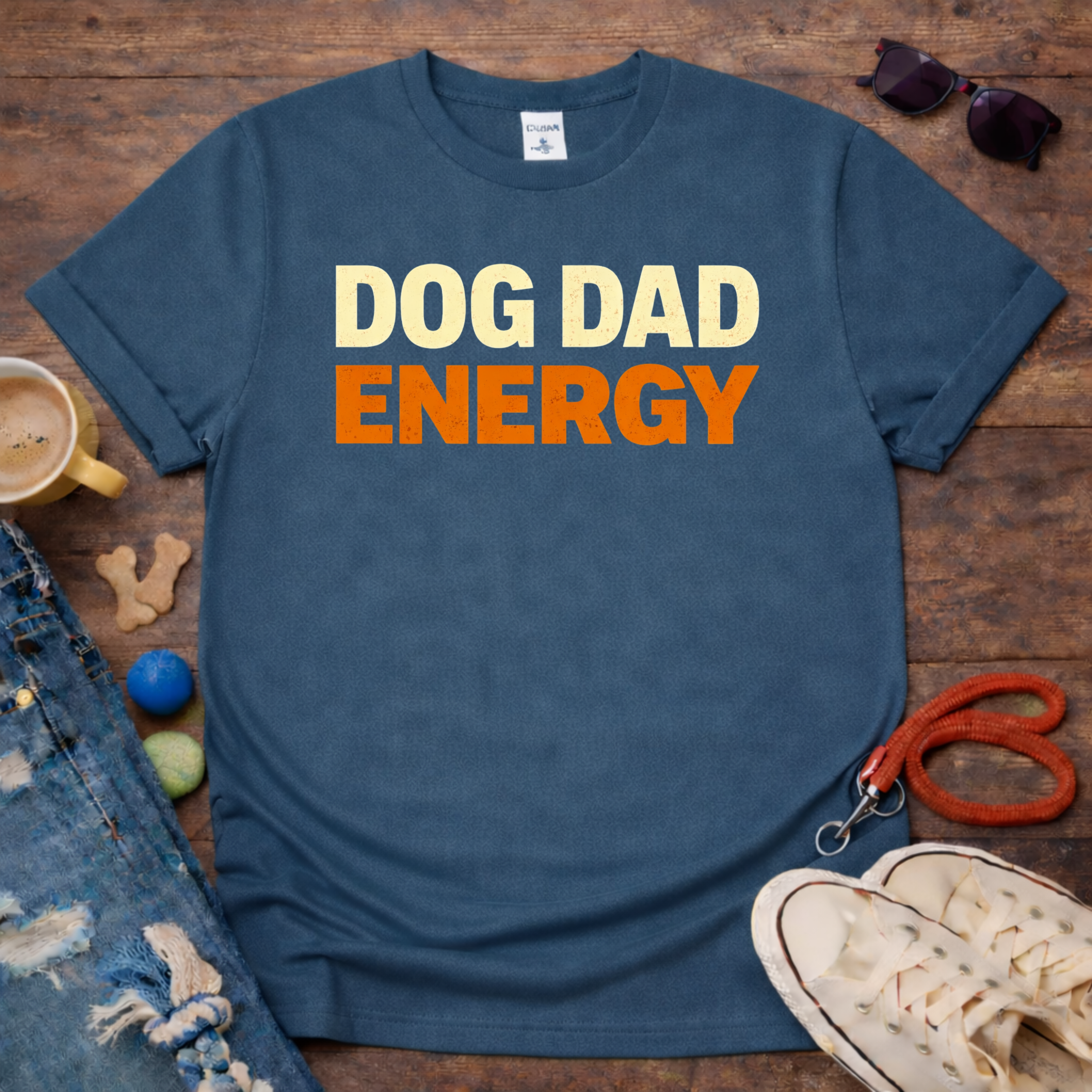 Dog Dad Energy T-Shirt