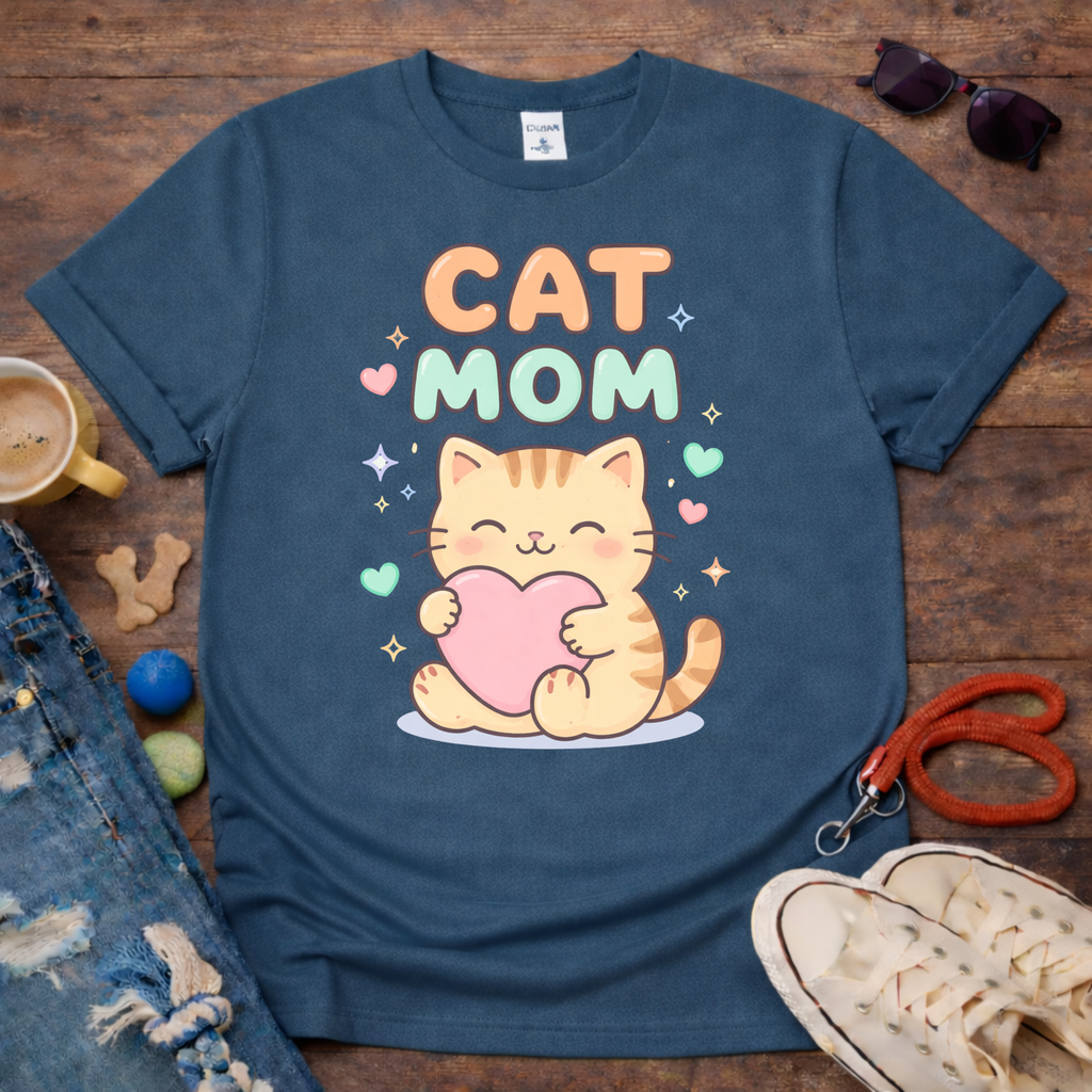 Cat mom 2 T-Shirt