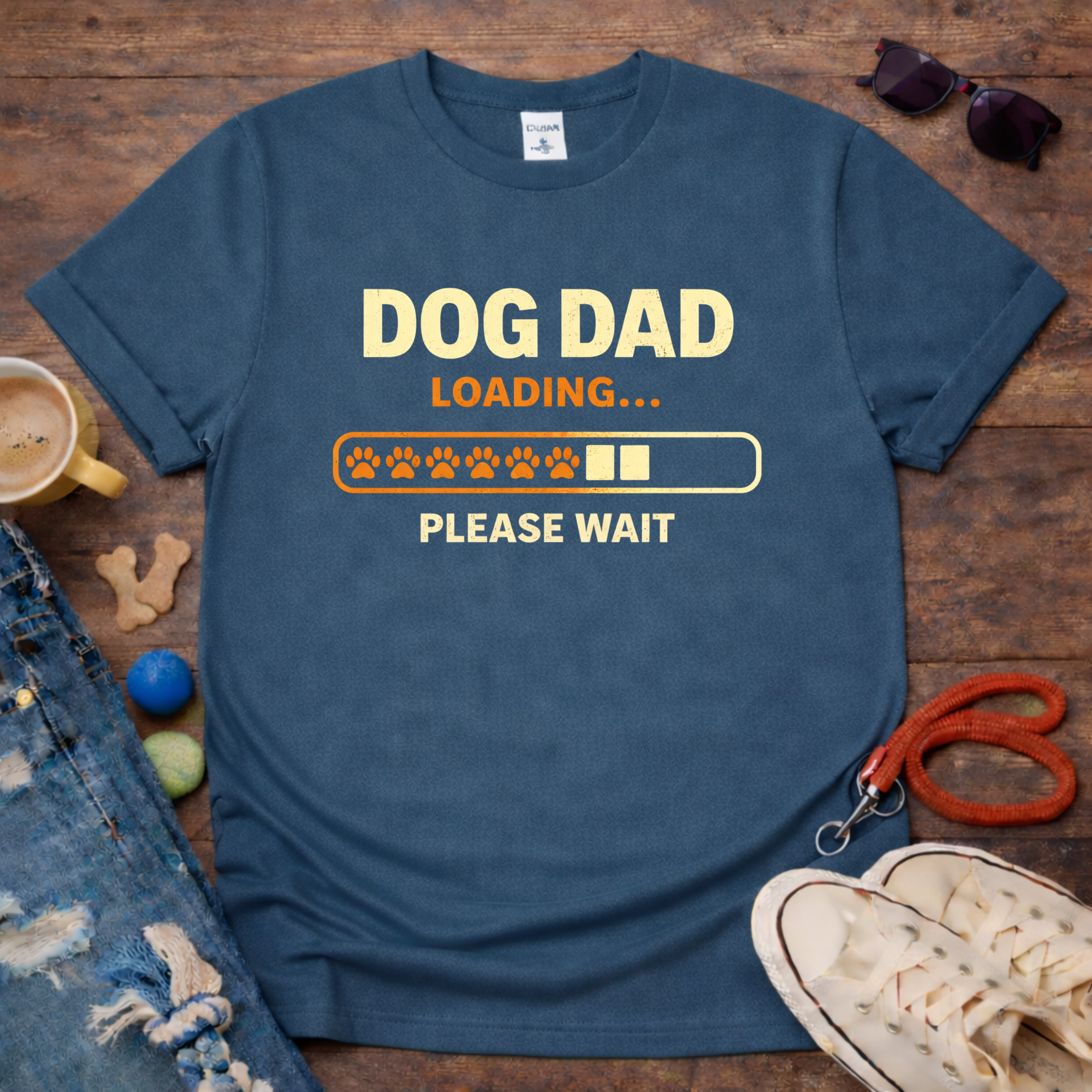 Dog Dad Loading T-Shirt