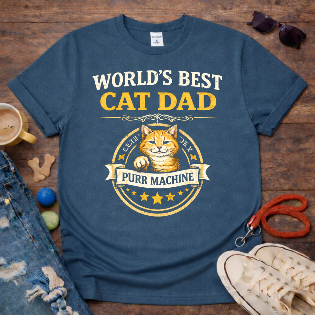 Best Cat Dad T-Shirt