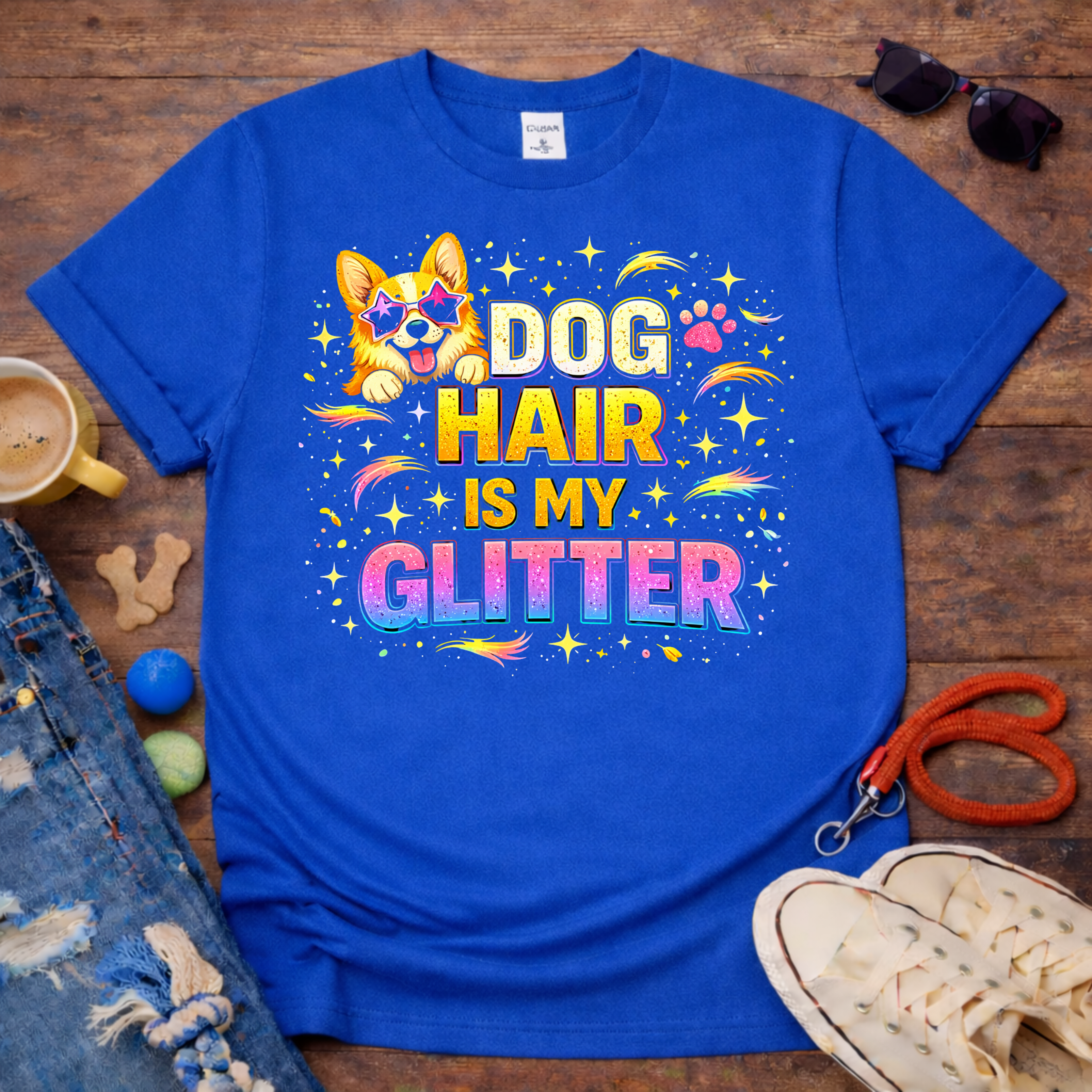 Dog Hair is my Glitter T-Shirt