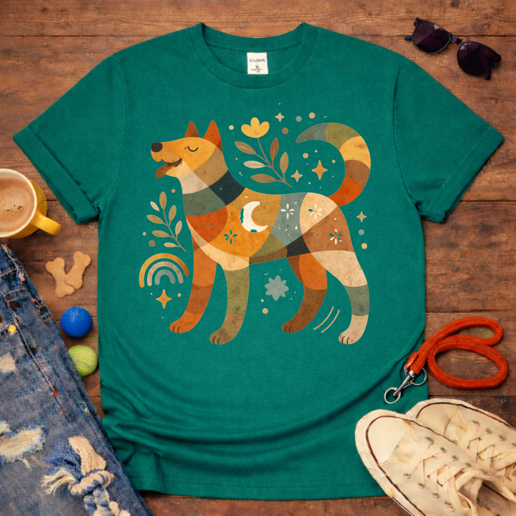 Folk Dog T-Shirt
