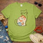 Floral cat T-Shirt
