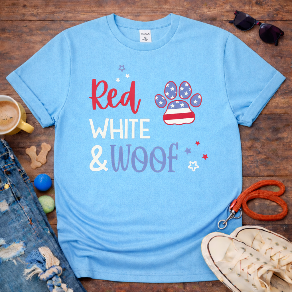 Red White & Woof 3 T-Shirt