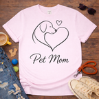 Pet Mom single line T-Shirt