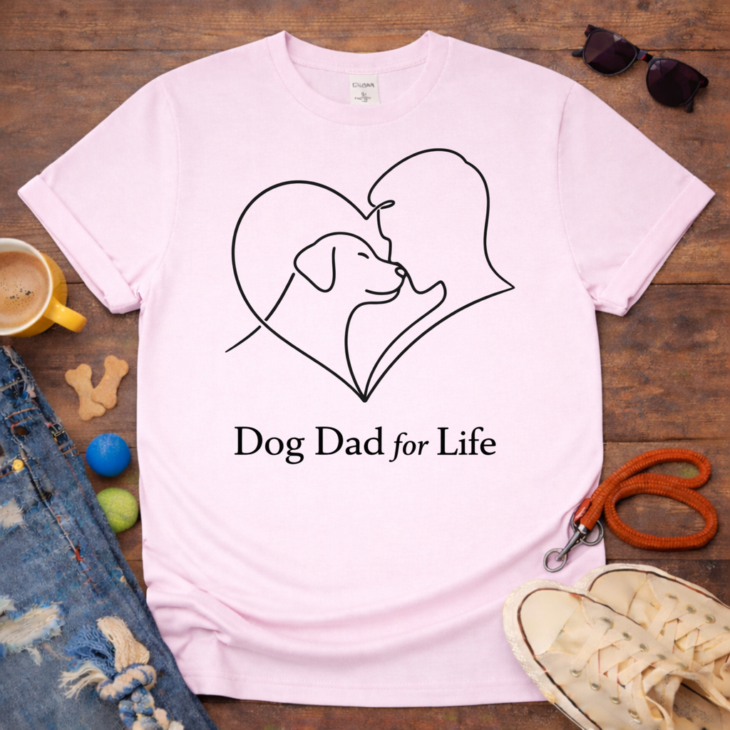 Dog Dad for LIfe T-Shirt