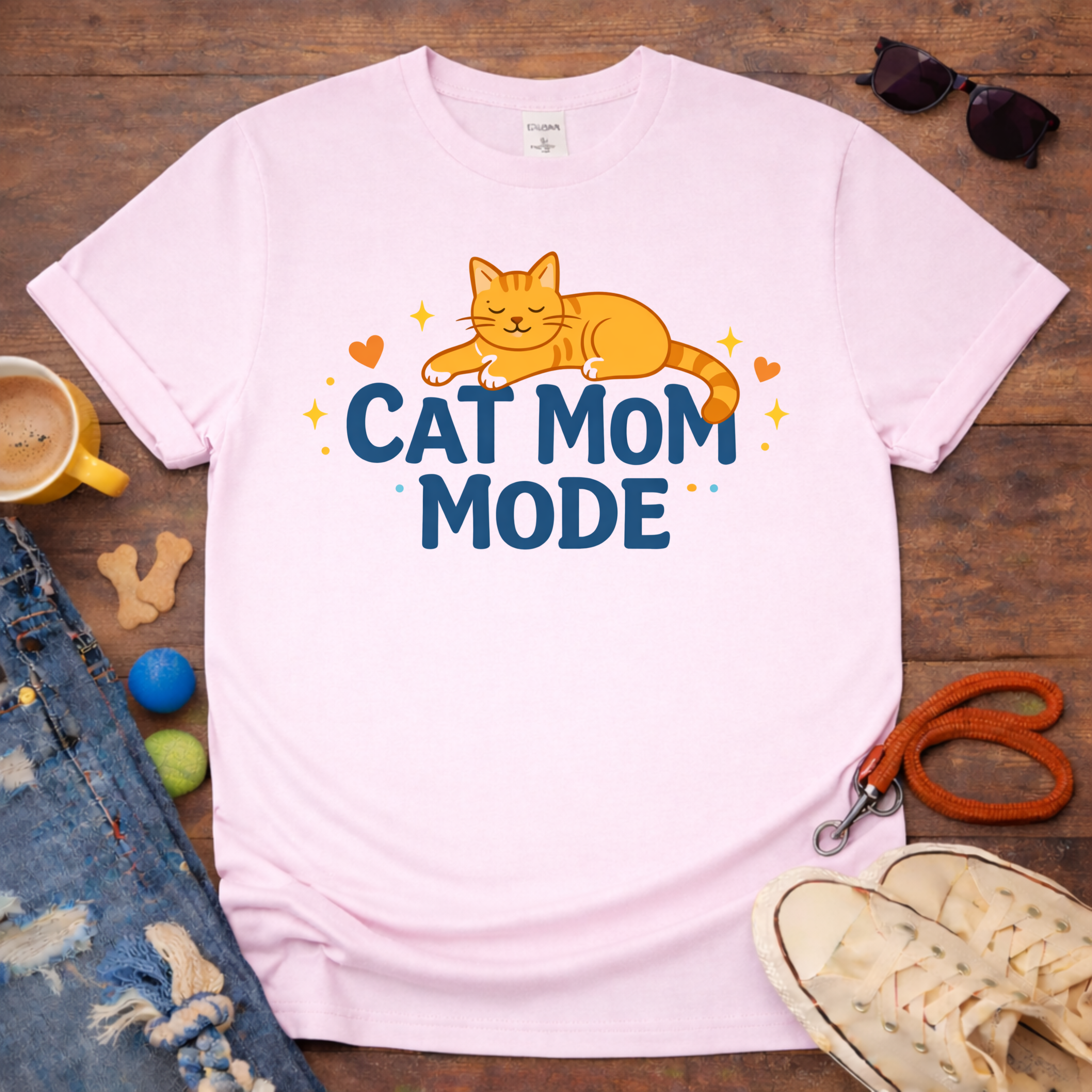 Cat Mom Mode T-Shirt