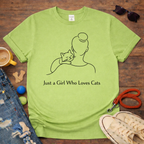 Girl who loves cats T-Shirt