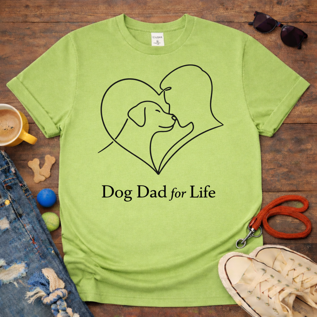 Dog Dad for LIfe T-Shirt