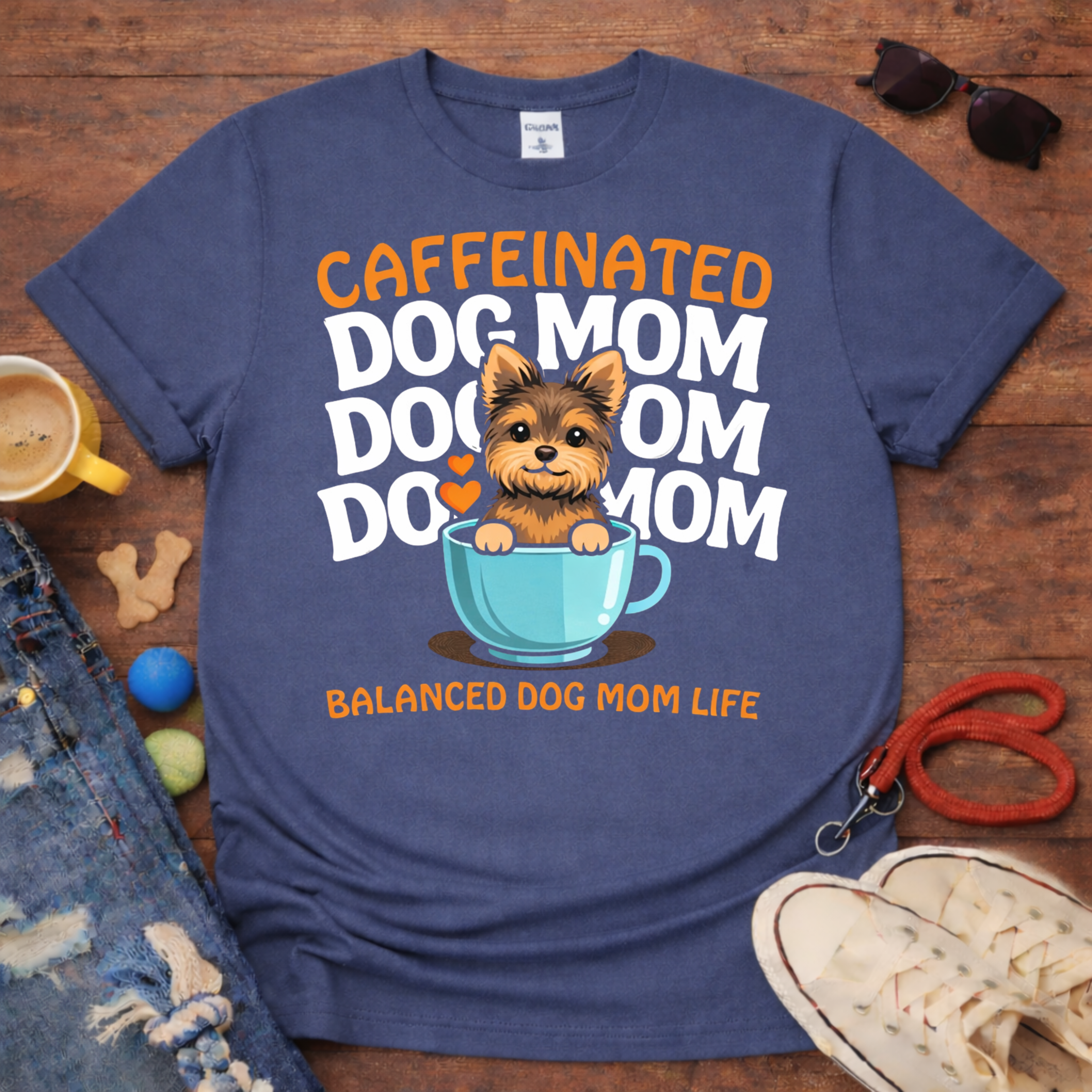 ☕🐶Coffee and Dog T-Shirt🐶☕