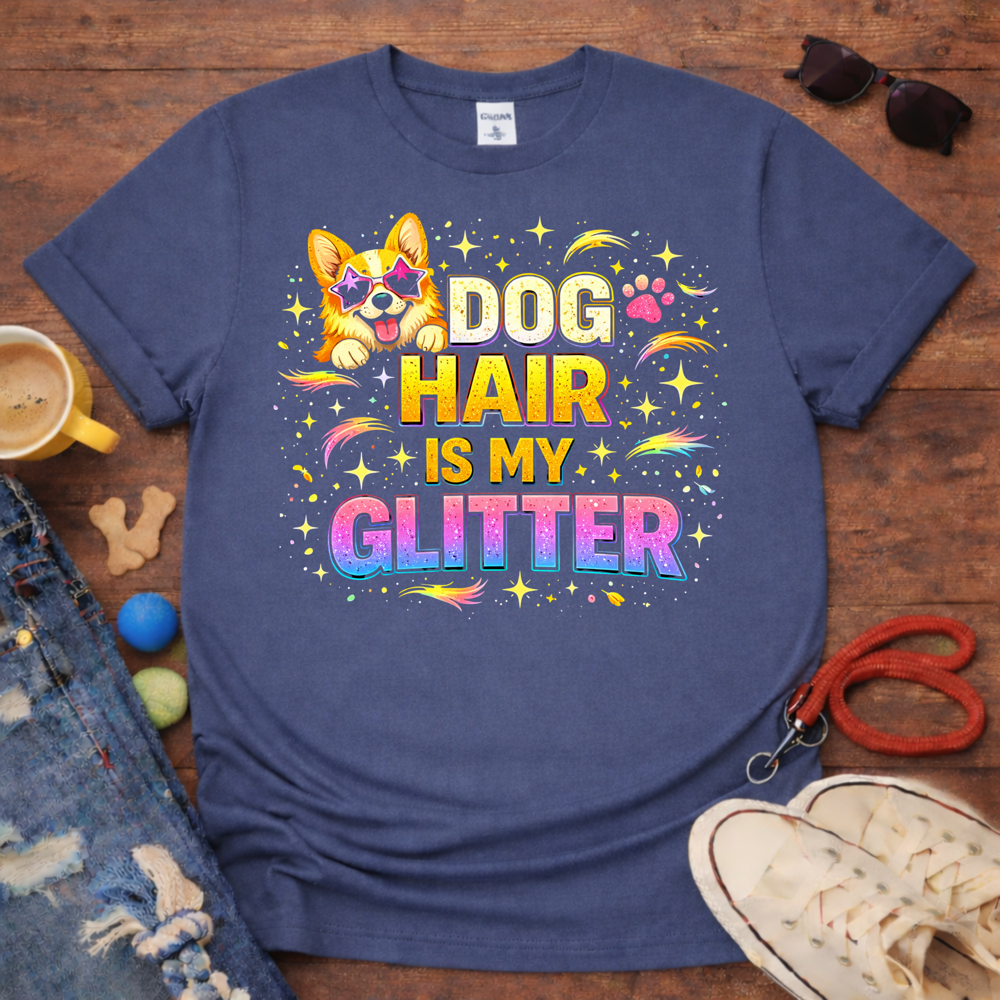 Dog Hair is my Glitter T-Shirt